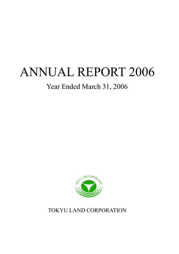 Miniature Tokyu Fudosan Holdings Rapport annuel 2006