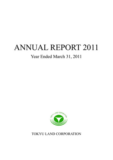 Miniature Tokyu Fudosan Holdings Rapport annuel 2011