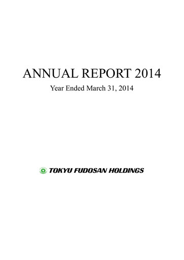 Miniature Tokyu Fudosan Holdings Rapport annuel 2014