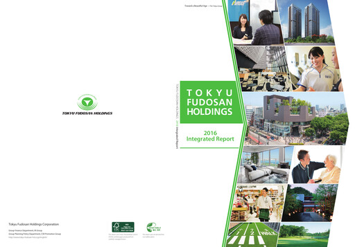 Miniature Tokyu Fudosan Holdings Rapport annuel 2016