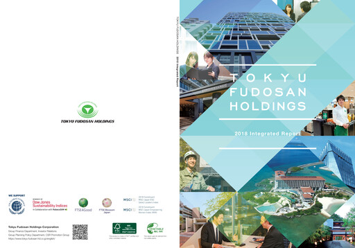 Miniature Tokyu Fudosan Holdings Rapport annuel 2018