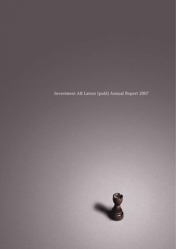 Thumbnail Investment AB Latour Annual Report 2007
