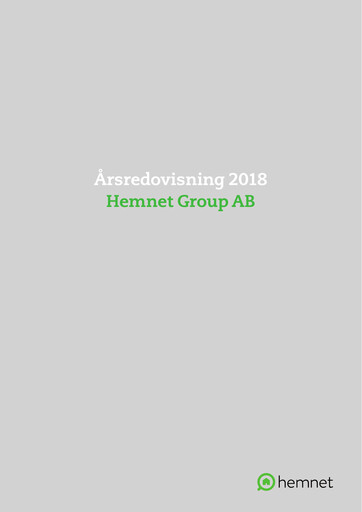Thumbnail Hemnet Group AB Annual Report 2018