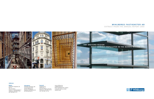 Thumbnail Wihlborgs Fastigheter AB Annual Report 2005