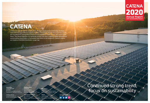 Thumbnail Catena AB Annual Report 2020
