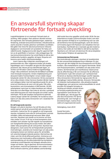 Thumbnail Catena AB Annual Report 2018