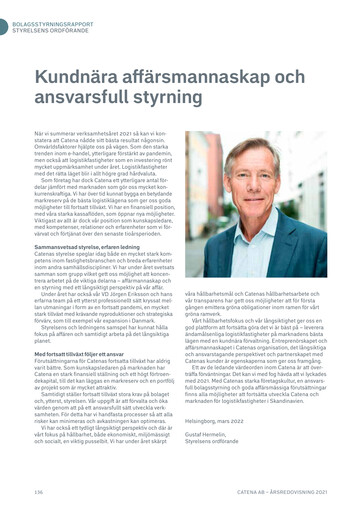 Thumbnail Catena AB Annual Report 2021