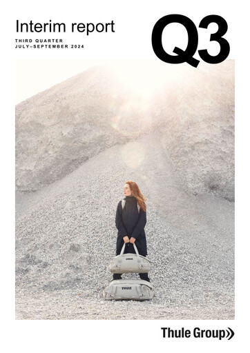 Miniature Thule Group AB Rapport trimestriel 2024-q3