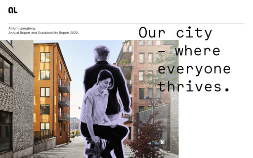 Thumbnail Atrium Ljungberg Annual Report 2022