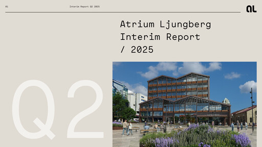 Thumbnail Atrium Ljungberg Quarterly Report 2025-q2