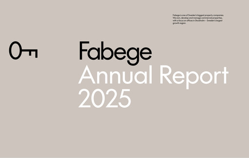 Thumbnail Fabege AB Annual Report 2025