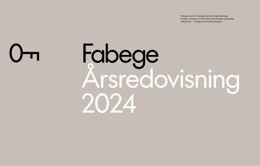 Thumbnail Fabege AB Annual Report 2024