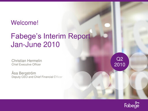 Thumbnail Fabege AB Quarterly Report 2010-q2