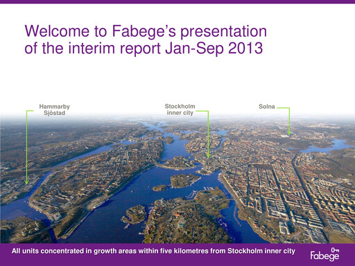 Thumbnail Fabege AB Quarterly Report 2013-q3