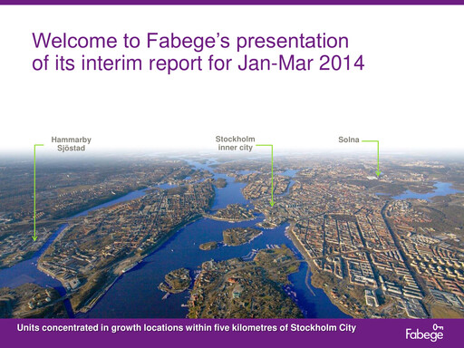 Thumbnail Fabege AB Quarterly Report 2014-q1