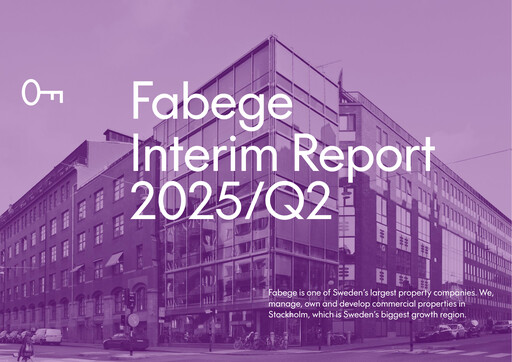 Thumbnail Fabege AB Quarterly Report 2025-q2