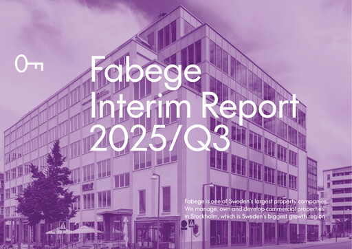 Thumbnail Fabege AB Quarterly Report 2025-q3
