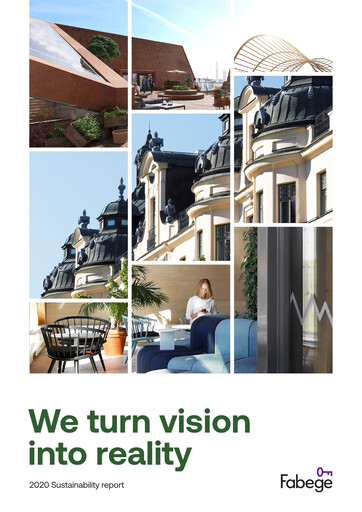 Thumbnail Fabege AB Sustainability Report 2020