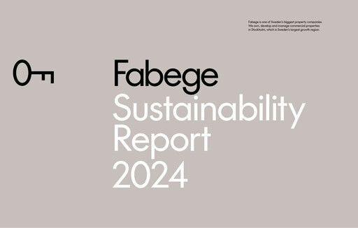 Thumbnail Fabege AB Sustainability Report 2024