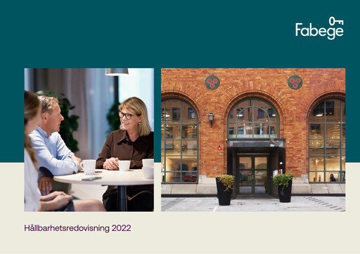 Thumbnail Fabege AB Sustainability Report 2022