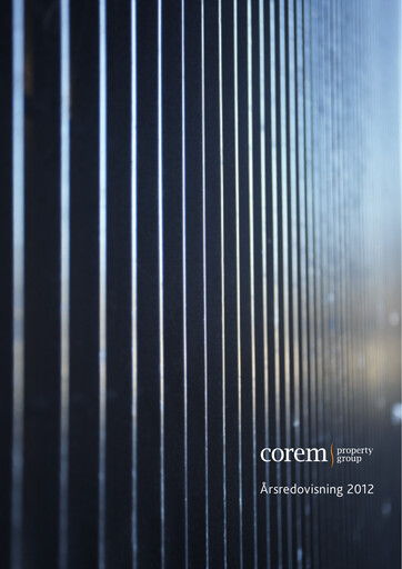 Thumbnail Corem Property Group AB Annual Report 2012