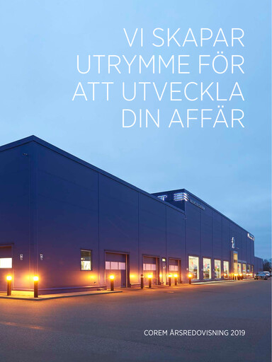 Thumbnail Corem Property Group AB Annual Report 2019