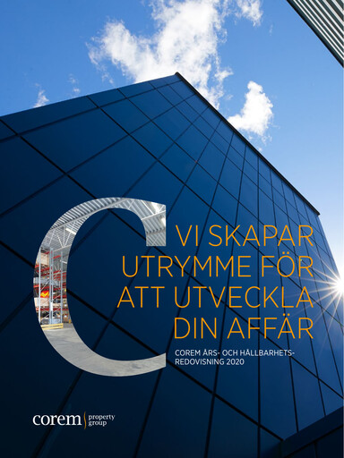 Thumbnail Corem Property Group AB Annual Report 2020