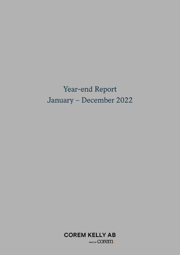 Thumbnail Corem Property Group AB Financial Report 2022