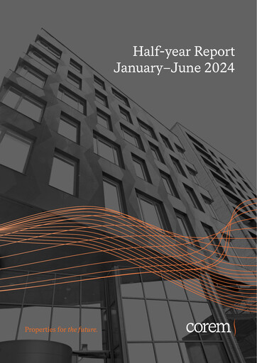 Thumbnail Corem Property Group AB Half-year Report 2024-h1