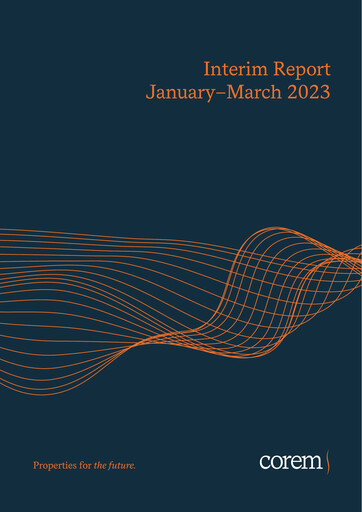 Thumbnail Corem Property Group AB Quarterly Report 2023-q1