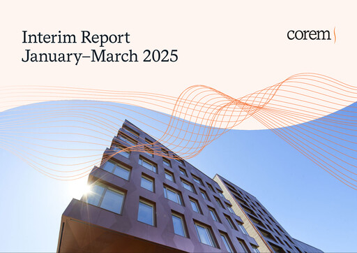 Thumbnail Corem Property Group AB Quarterly Report 2025-q1