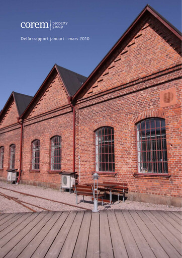 Thumbnail Corem Property Group AB Quarterly Report 2010-q1