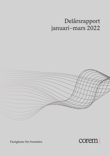 Thumbnail Corem Property Group AB Quarterly Report 2022-q1