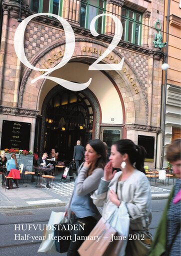 Thumbnail Hufvudstaden AB Half-year Report 2012-h1