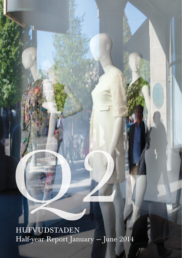 Thumbnail Hufvudstaden AB Half-year Report 2014-h1