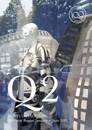 Thumbnail Hufvudstaden AB Half-year Report 2015-h1