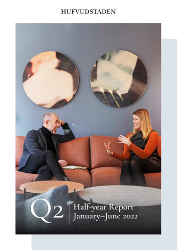 Thumbnail Hufvudstaden AB Half-year Report 2022-h1