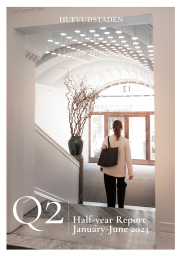 Thumbnail Hufvudstaden AB Half-year Report 2023-h1