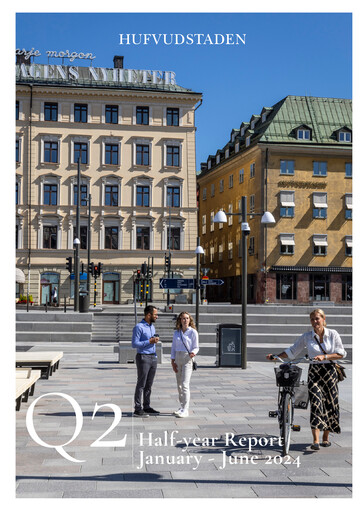 Thumbnail Hufvudstaden AB Half-year Report 2024-h1