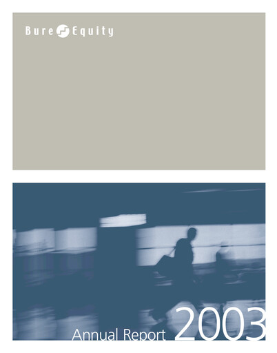 Thumbnail Bure Equity AB Annual Report 2003