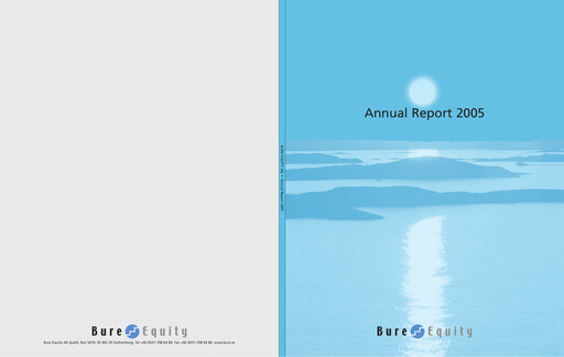 Thumbnail Bure Equity AB Annual Report 2005