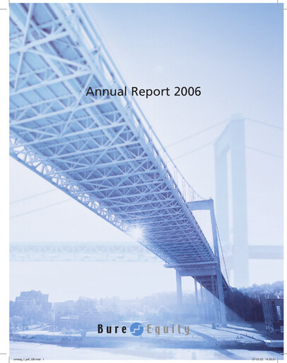 Thumbnail Bure Equity AB Annual Report 2006
