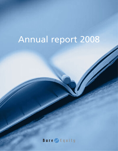 Thumbnail Bure Equity AB Annual Report 2008