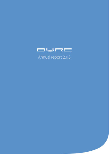 Thumbnail Bure Equity AB Annual Report 2013