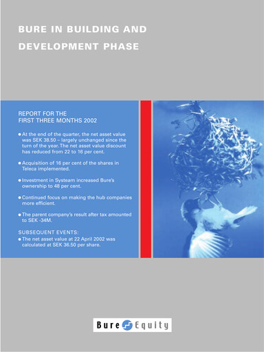 Thumbnail Bure Equity AB Quarterly Report 2002-q1