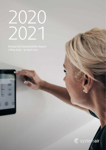 Miniature Systemair AB Rapport annuel 2020-2021