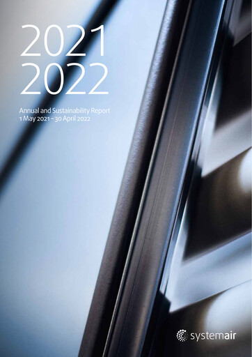 Miniature Systemair AB Rapport annuel 2021-2022