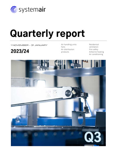 Thumbnail Systemair AB Quarterly Report 2023-q3