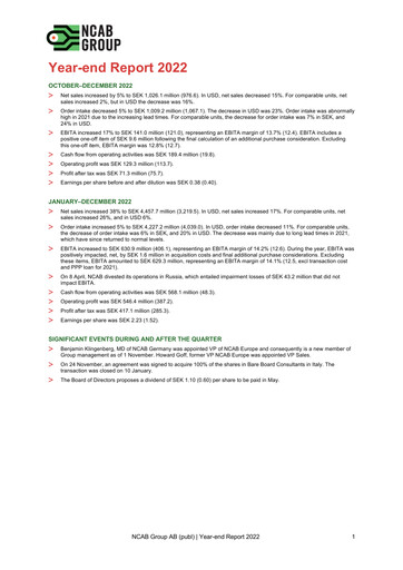 Vorschaubild NCAB Group AB Quartalsbericht 2022-q4