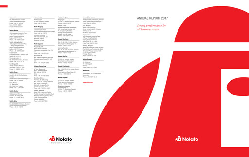 Thumbnail Nolato AB Annual Report 2017